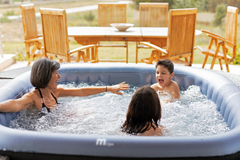 MSPA | TEKAPO | Comfort Series | Inflatable Hot Tub & Spa | Metallic Blue | Upto 6 Person