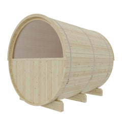 Vassa Finnish Barrel Sauna with WiFi Heater - Finnish Sauna Builders