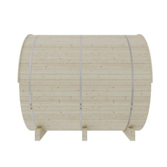Helsinki Finnish Barrel Sauna with Terrace and WiFi Heater - Finnish Sauna Builders