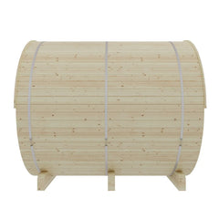 Tampere Finnish Barrel Sauna with WiFi Heater - Finnish Sauna Builders