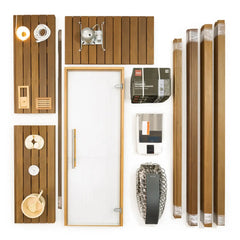 Custom Indoor Sauna Room - 7' x 10' x 8' - Finnish Sauna Builders