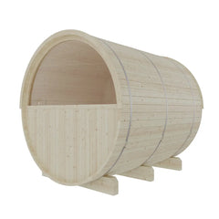 Turku Finnish Barrel Sauna with Terrace and WiFi Heater - Finnish Sauna Builders